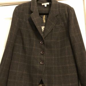 CAbi Equestrian Blazer Wool Blend Sz 16